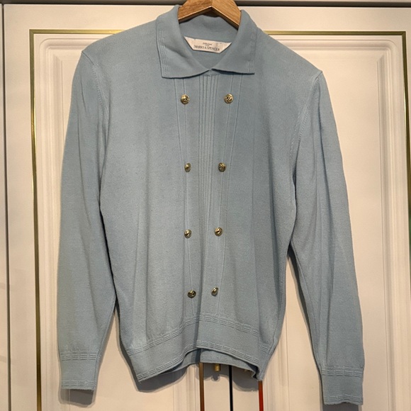 Vintage Light Blue Womens  Sweater - Picture 2 of 6